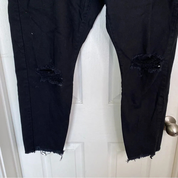 LEVI'S Wedgie Skinny Fit Jeans Black Size 22W - Picture 7 of 11